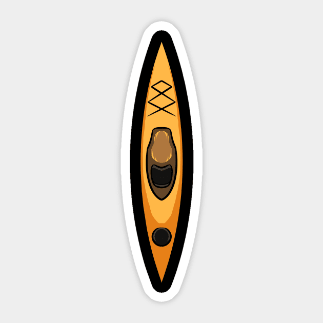 Kayak Kayaking Sticker by fromherotozero